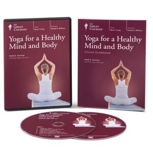 Yoga for a Healthy Mind & Body by Heidi Sormaz, Ph.D. Course Guidebook + DVDs